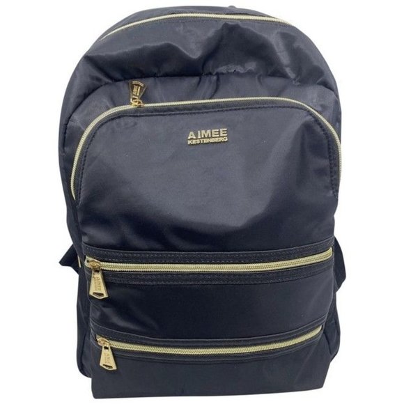Aimee Kestenberg Handbags - Aimee Kestenberg Super Light Positano Laptop Sleeve Black Nylon Backpack